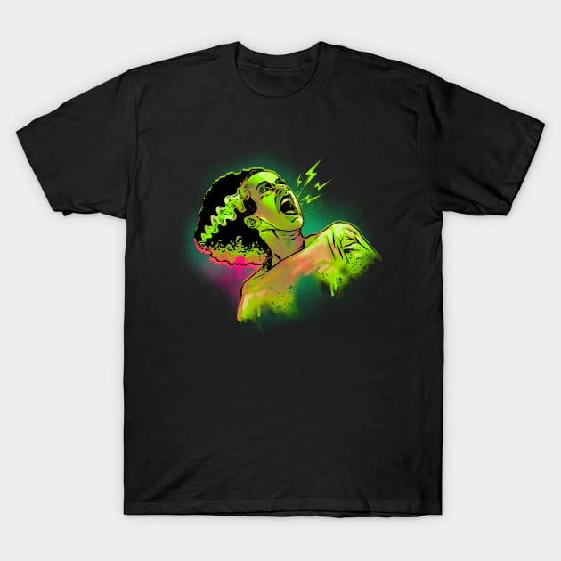 Hissing Monster Queen T-Shirt by JonathanDodd_Draws